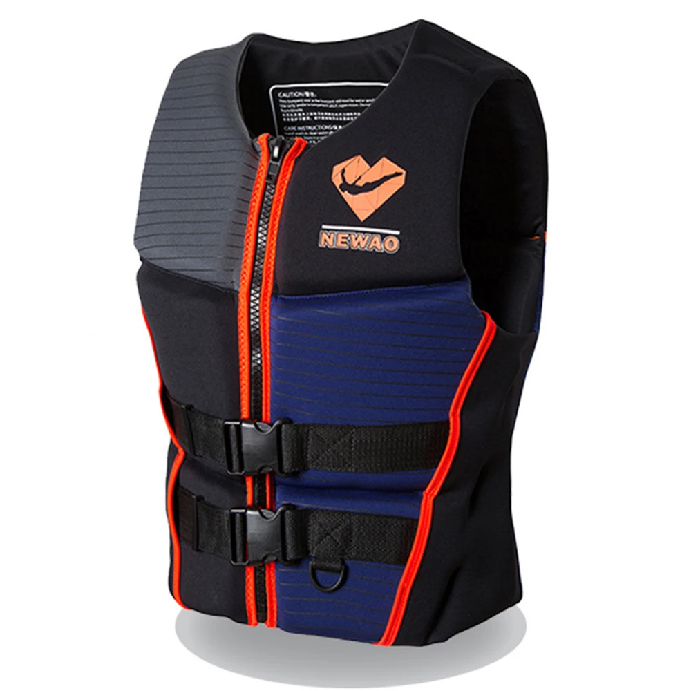 

2022 New Neoprene Life Jacket Adult Crash Life Vest High Buoyancy Drifting Swimming Boating Motorboat Safety Life Vest
