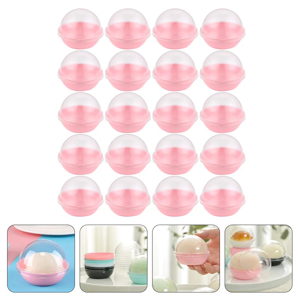 

Box Boxes Dome Cupcake Cake Packing Favor Party Moon Holders Mooncake Holder Mini Muffin Single Container Dessert Egg Yolk