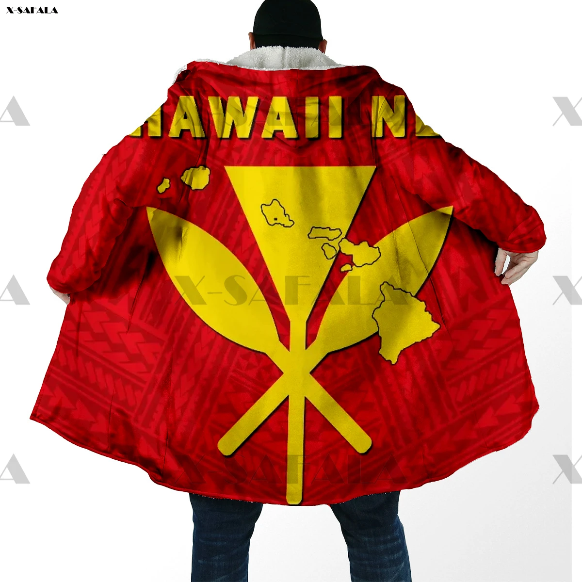 

Гавайский Kanaka полинезийская 3D-печать Толстовка длинное пальто с капюшоном плащ толстая пуховая куртка парки верхняя одежда хлопковые пуловеры Dunnes