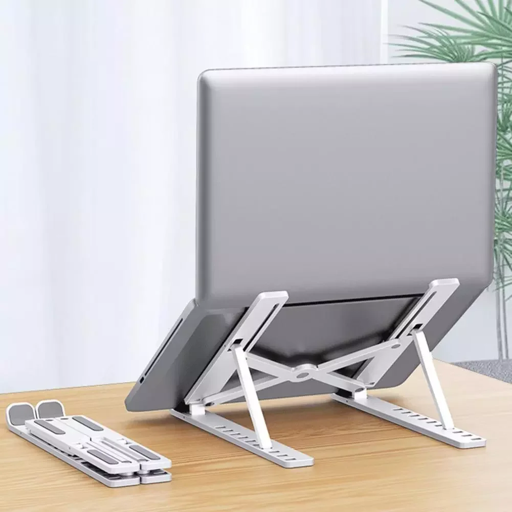 

Desktop Metal Steel Multi-angle Non-slip Portable Foldable Adjustable Stand Holder For Tablet Stand Holder Heat Dissipation Brac
