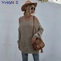 womens loose thin sweaters off shoulder khaki pullovers new fashion clothes female tops streetwear spring jumpers %d0%b6%d0%b5%d0%bd%d1%81%d0%ba%d0%b8%d0%b5 %d0%b2%d0%b5%d1%89%d0%b8