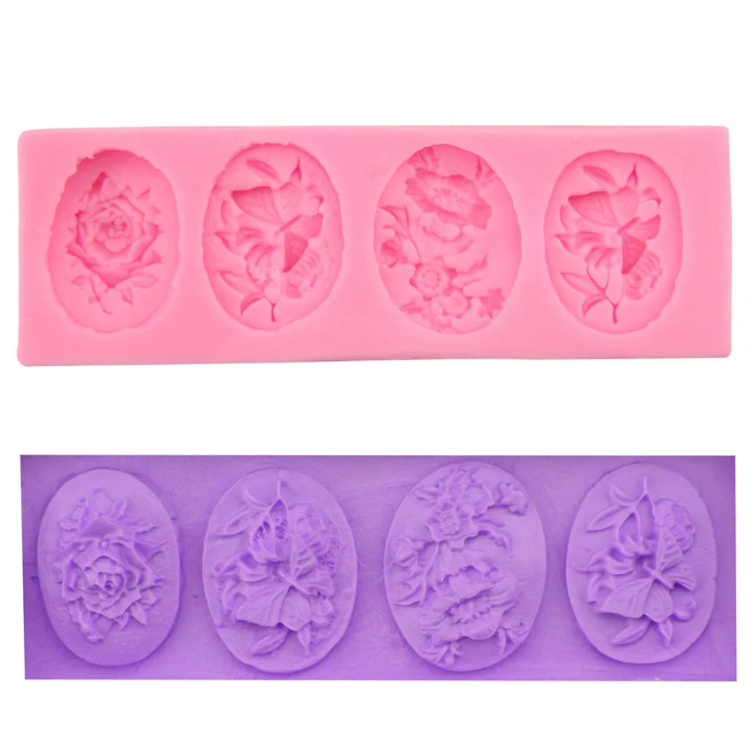 

Flower Fondant cake mold liquid baking tools DIY baking tools cake mold