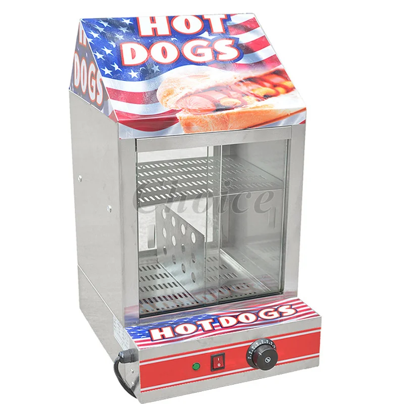 

Hot Dog Insulation Cabinet Commercial Food/Hamburger/Pizza/ Fried Chicken Wings Heating Display Showcase For Sale In Eu
