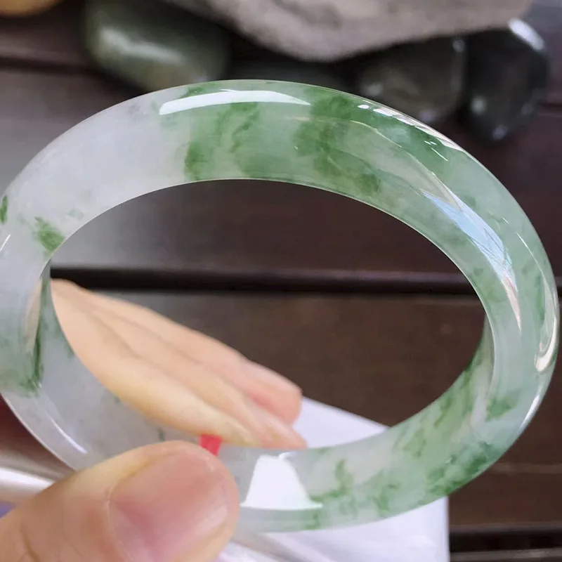 Оптовая продажа с завода Нефритовый Браслет из Мьянмы натуральным изумрудом