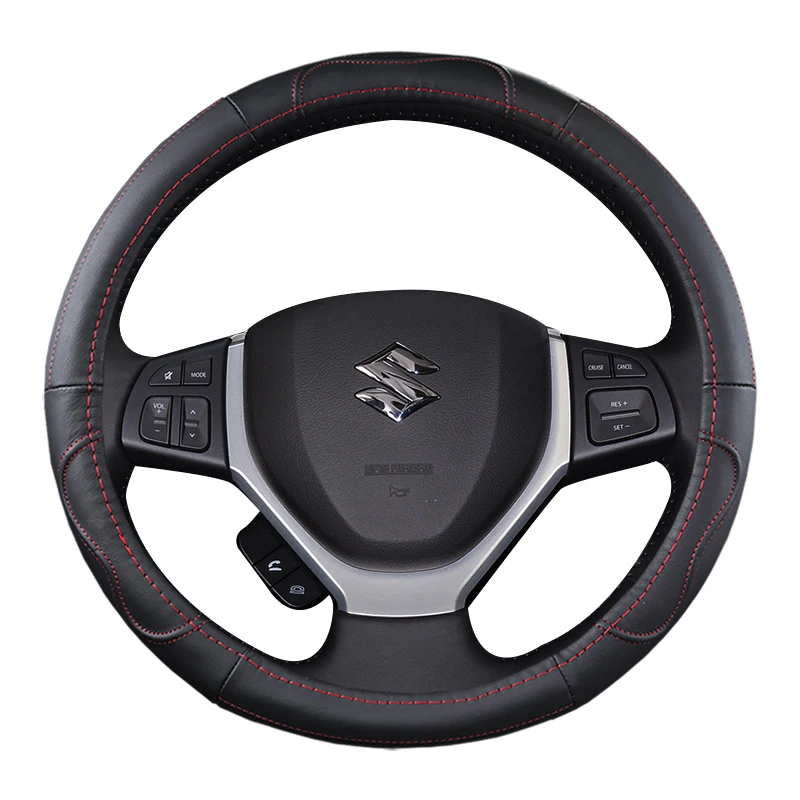 

Модный Противоскользящий чехол на руль автомобиля из натуральной кожи в спортивном стиле для Suzuki Vitara скудо LY 4-го поколения sx4