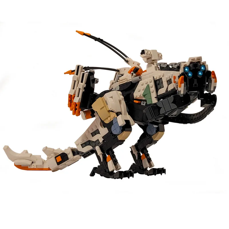 

Браслеты с боеприпасами Thunderjaw Horizon Zero Dawn, запрещенный Запад, индивидуальная сборка MOC, разрешенные сборки для взрослых, детские игрушки на де...