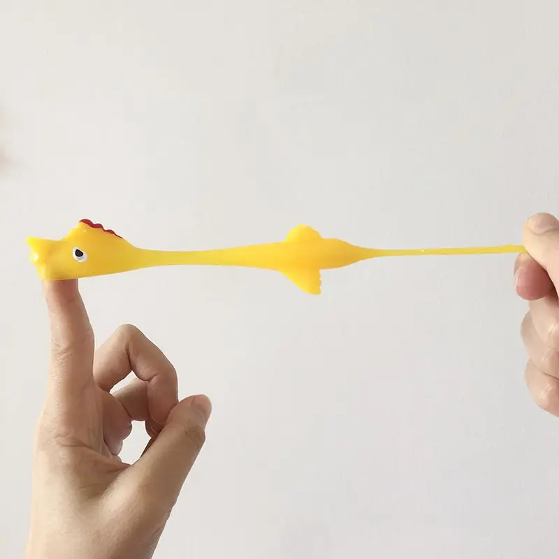 Катапульта для пальцев Kawaii с курицей-бурундуком, липкой и сердитой, игрушка-пародия, средство от стресса, сжимаемая, бесплатная доставка.