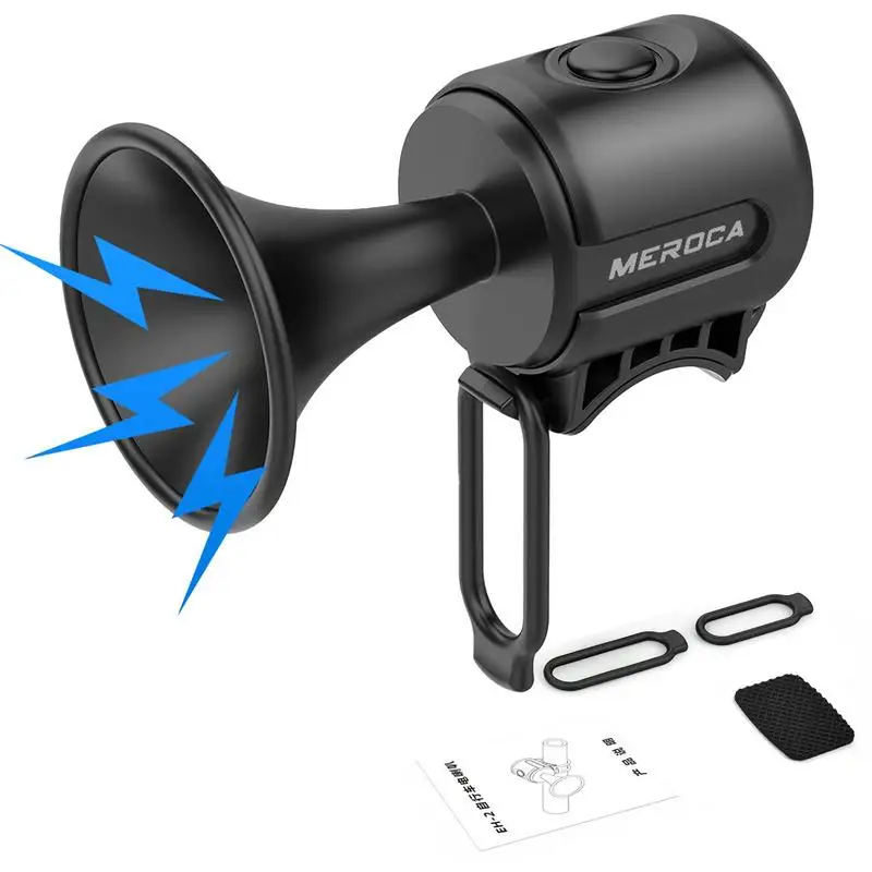 

120DB Bicycle Electric Horn Handlebar Bell Bike Waterproof For Electric Scooter/Road/MTB Cycling Alarm Ring Bike Accessories