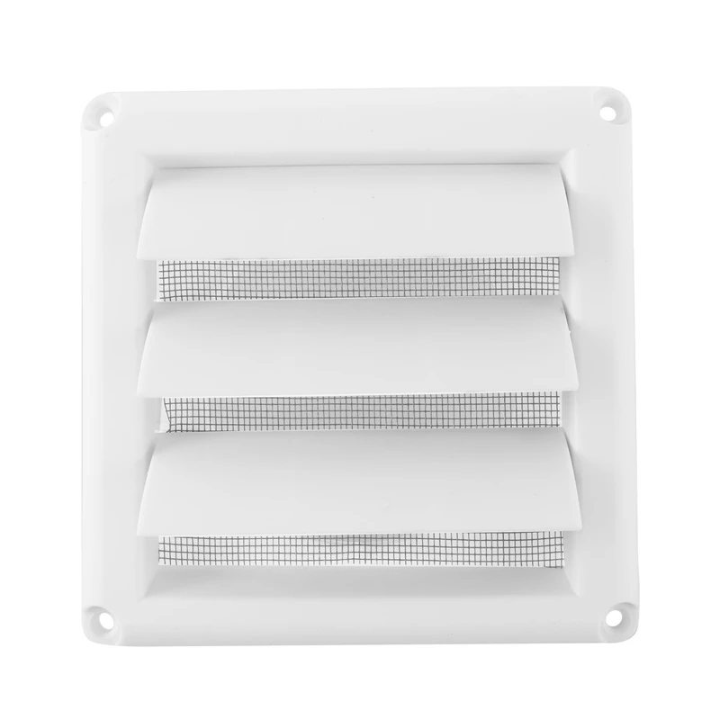 

Dryer Vent Cover Air Vent Grille Cover Wall Duct Ventilation Grill Louvered Vent Cover ABS Louvre Air Vent Grille