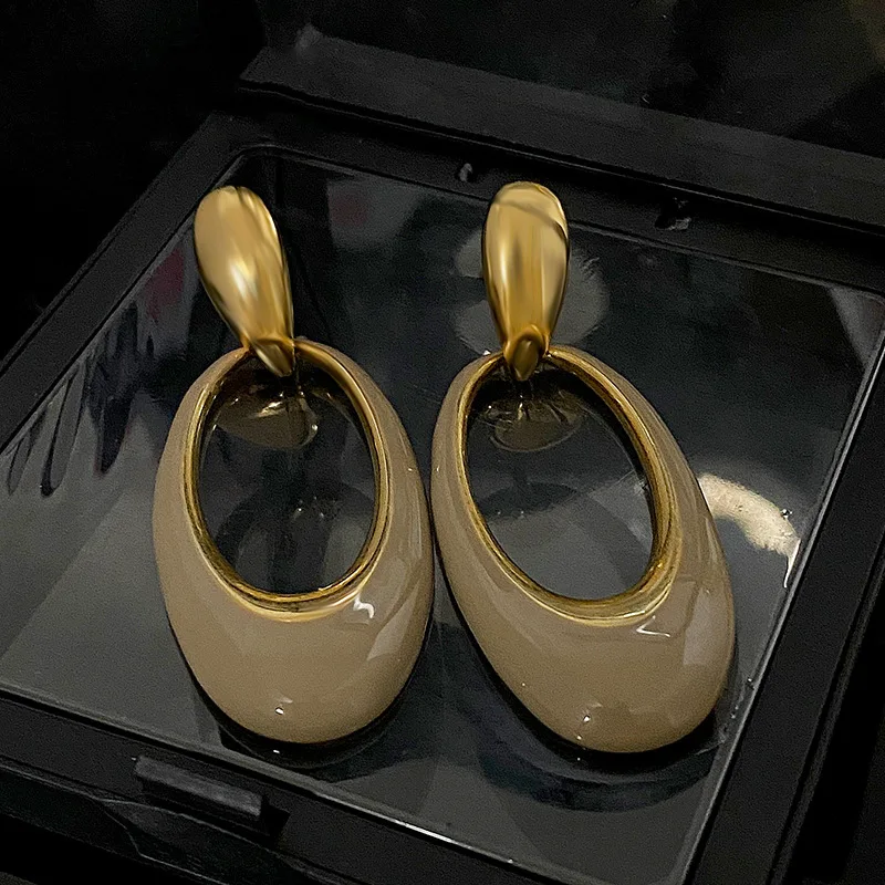 Нишевый дизайн чувственные легкие роскошные высококачественные серьги женские