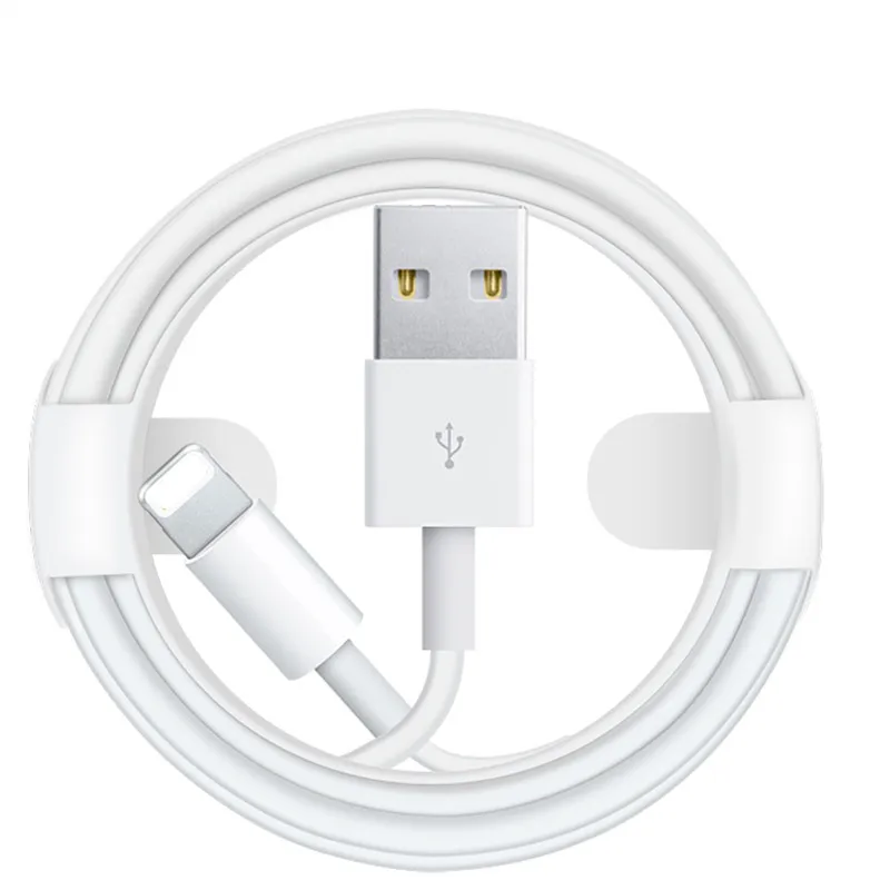 Оригинальный USB-кабель для iPhone X Xs Xr 11 12 Pro Max 8 7 6 6S Plus iPad быстрое зарядное устройство