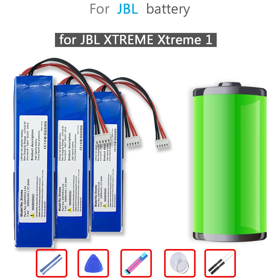 

Аккумулятор GSP0931134 5000 мАч для JBL XTREME Xtreme 1xtreme1 Speaker