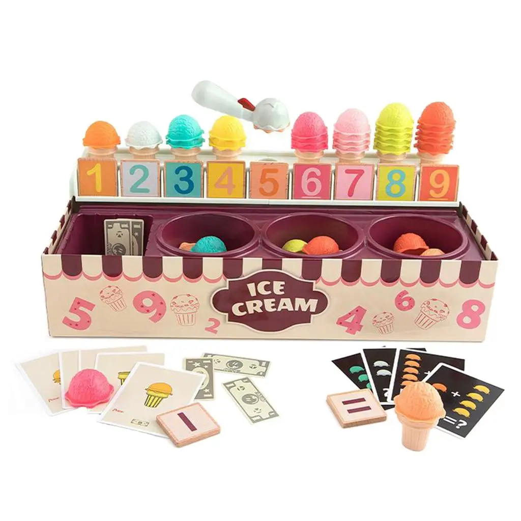 

Food Pretend Play Ice Montessori Early Educational Math Toy Toys