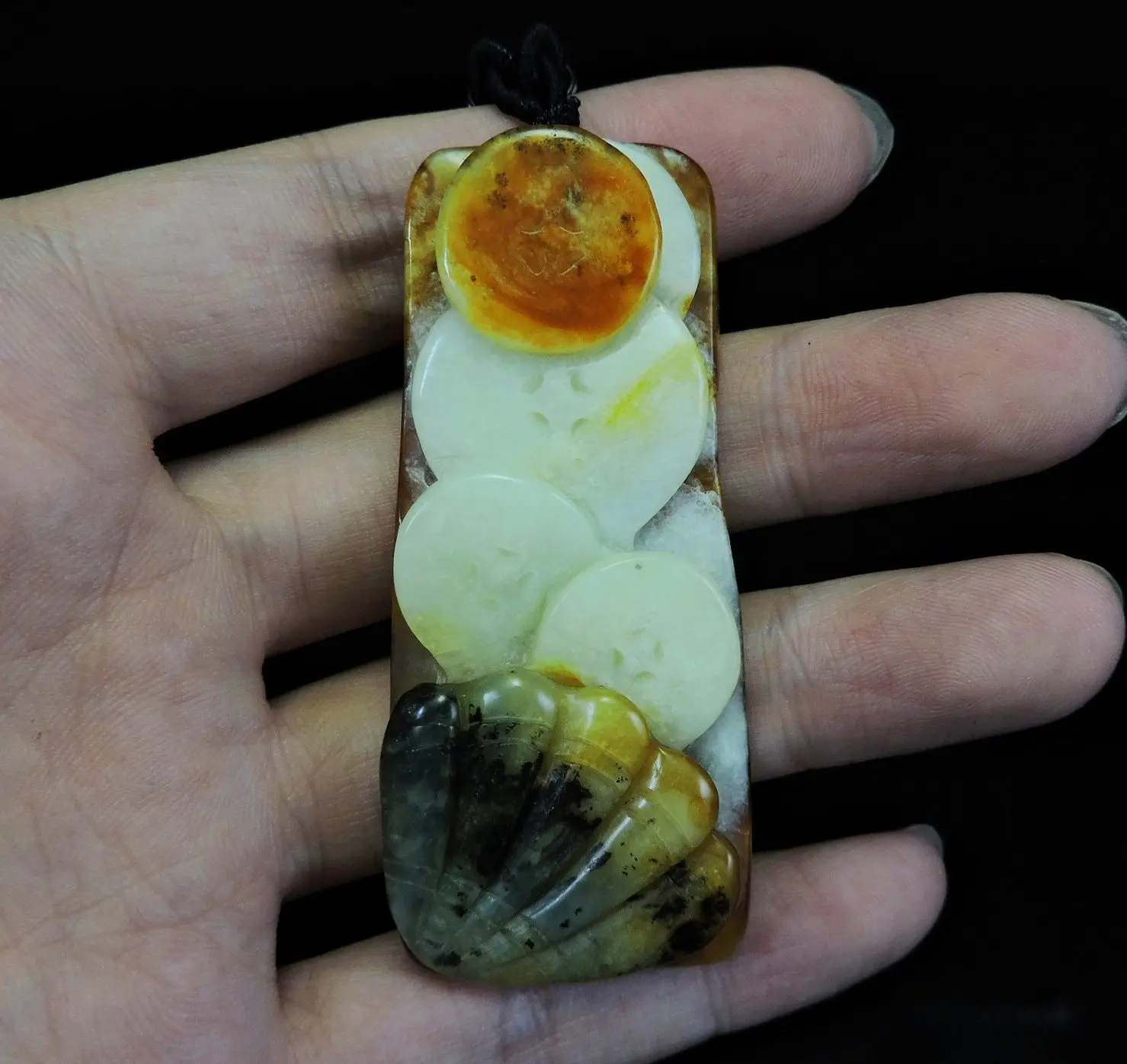 Нефритовое ювелирное изделие бриллиантовое ожерелье ручной работы из ракушек и