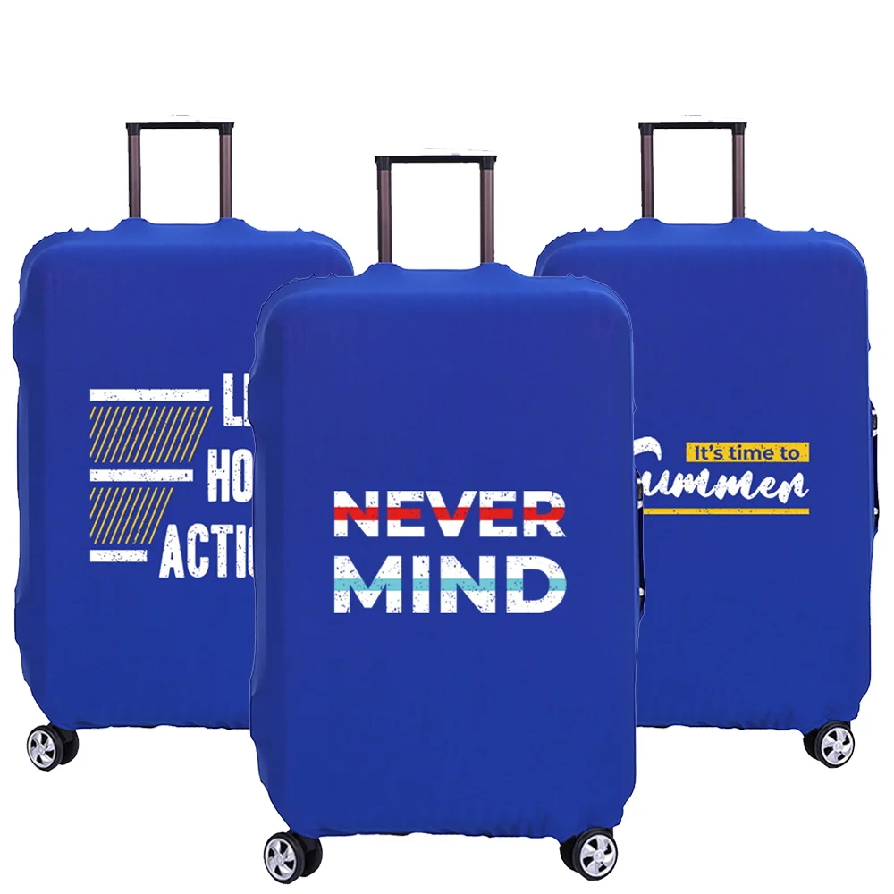 

Luggage Case Fashion Thickening Trolley Protective Cover Apply To 18-28 Inch Suitcase Cases Phrase Print Travel Accessory Covers