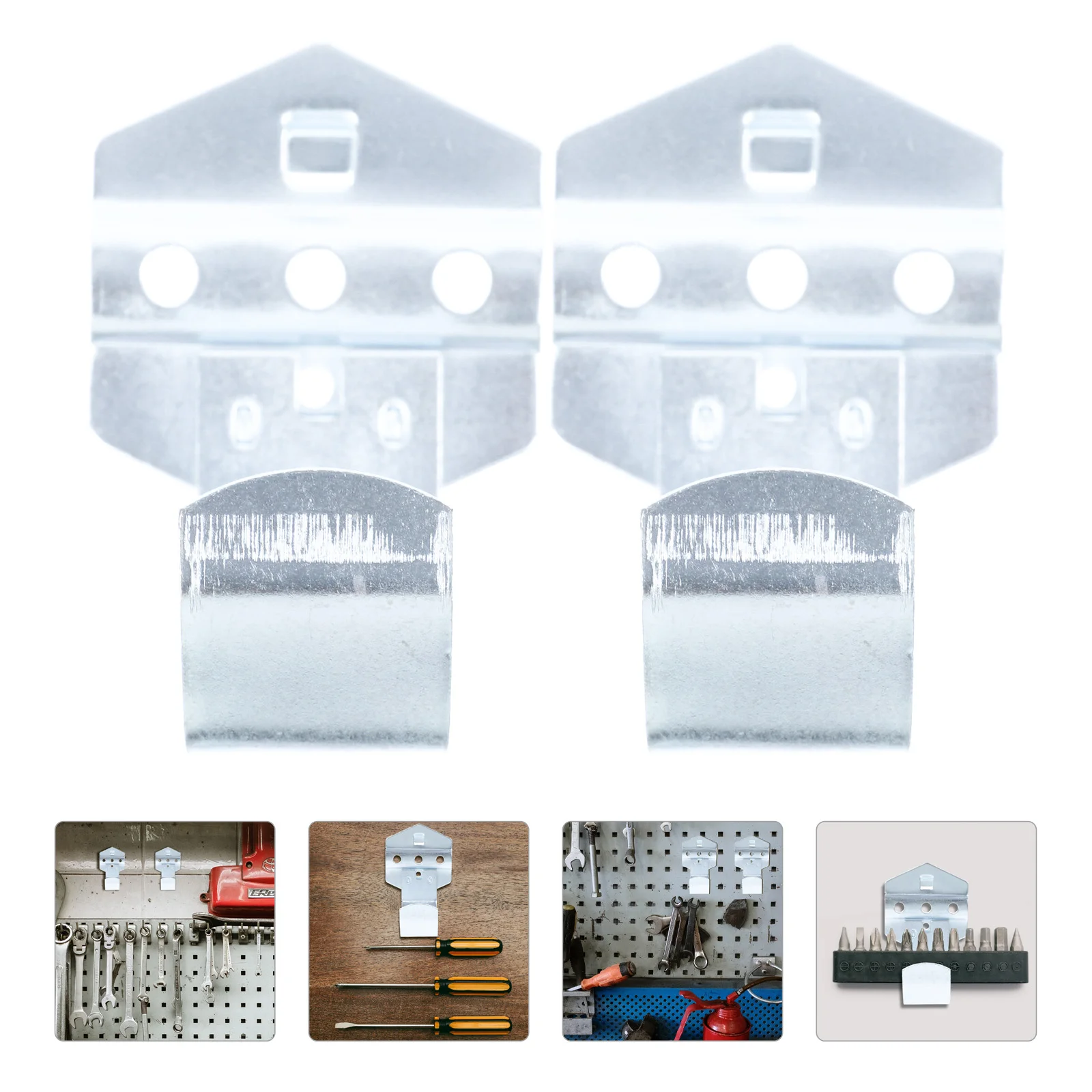 

2 Pcs Tool Hook Garment Rack Heavy Duty Shop Pegboard Hooks Storage Tool Pegboard Hook Shop Utility Hooks Steel Shelving Hooks