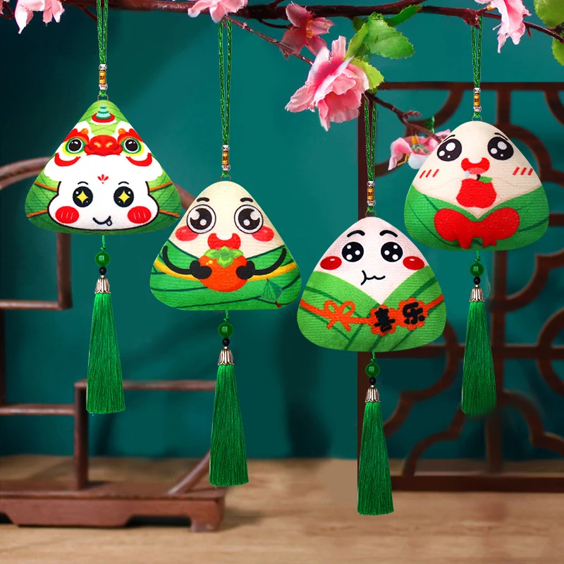 

Sachets The Dragon Boat Festival Sachet Diy Material Bag Handmade Cute Zongzi Pendant Home Fragrance Chinese Home Decoration
