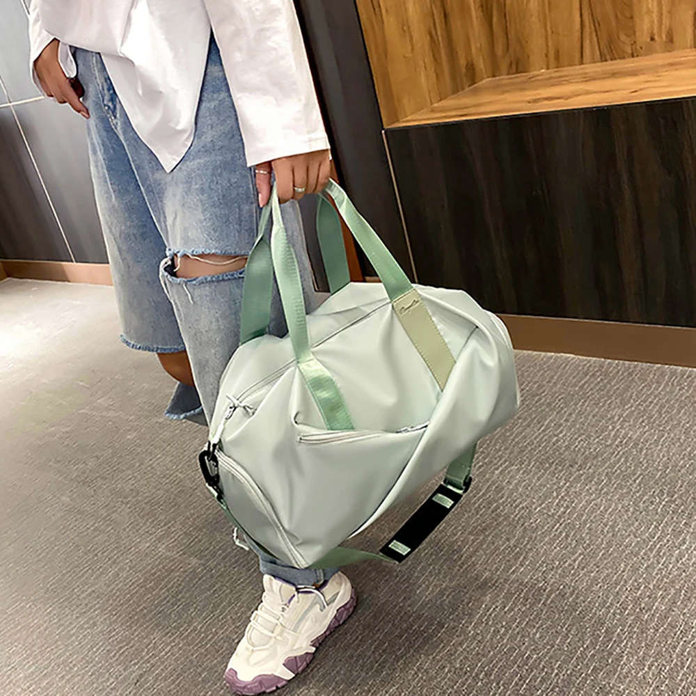 Large-capacity Fitness Bag Dry And Wet Separation Waterproof Sports Yoga Shoulder Handbag Short-distance Travel Bag 2022 New