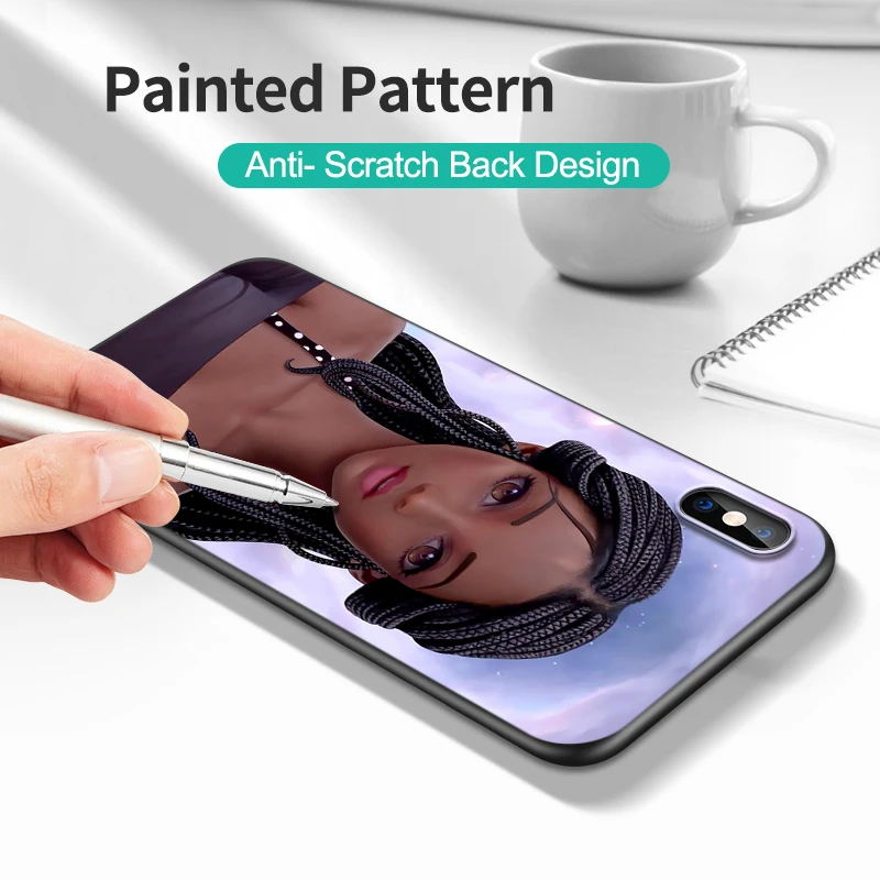 Черный чехол из ТПУ для Samsung Galaxy A03 SM-A035 Core A03S A13 A23 LTE A33 A53 A73 4G 5G африканских девушек