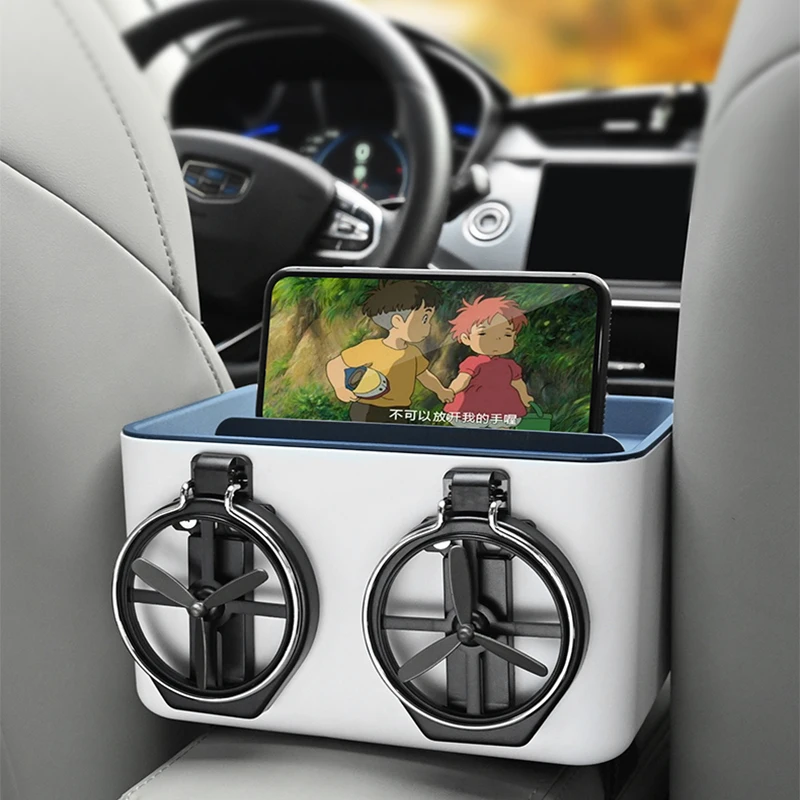 

Universal Car Seat Back Cup Holder Armrest Box Car High-End Storage Box Storage Car Multifunctional Tissue Box For All Car Model
