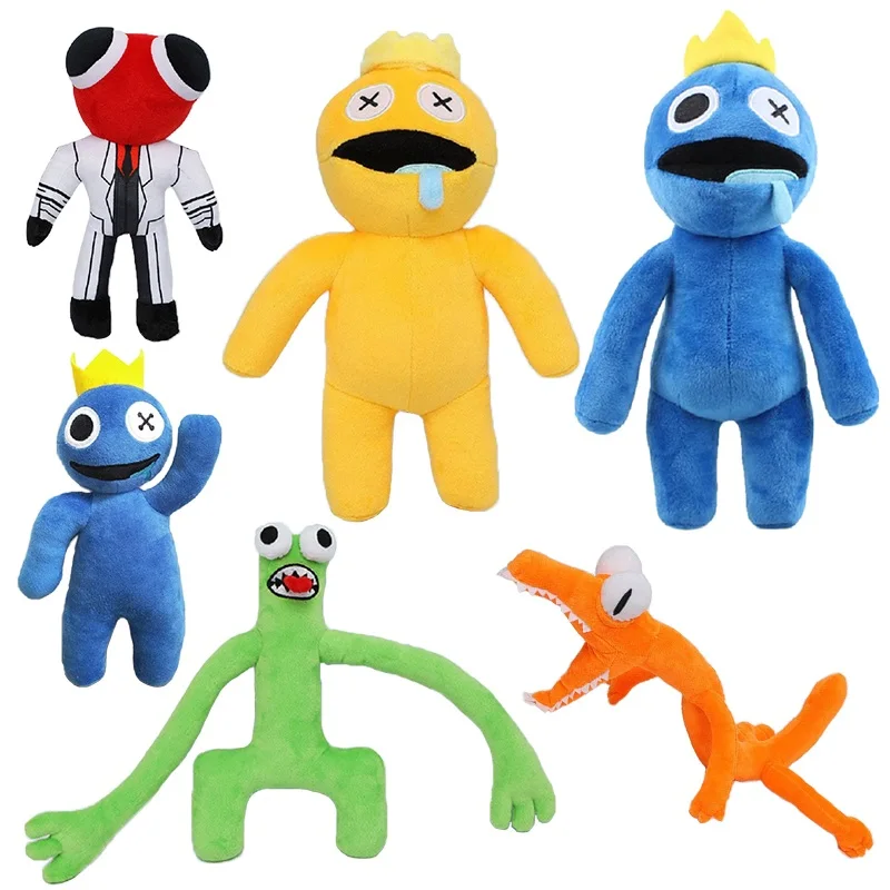 

30cm Ro-blox Rainbow Friends Plush Toy Cartoon Game Figure Doll Kawaii Blue Monster Soft Stuffed Toys for Kids Fans Dropshipping