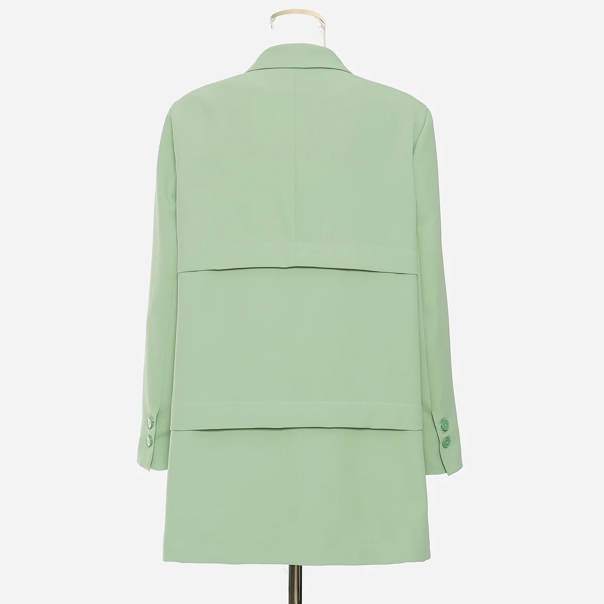 High End Fashion Women Blazer Autumn Winter Mid Length Top Office Women Designer High Quality Truncating The Sense of Stacking