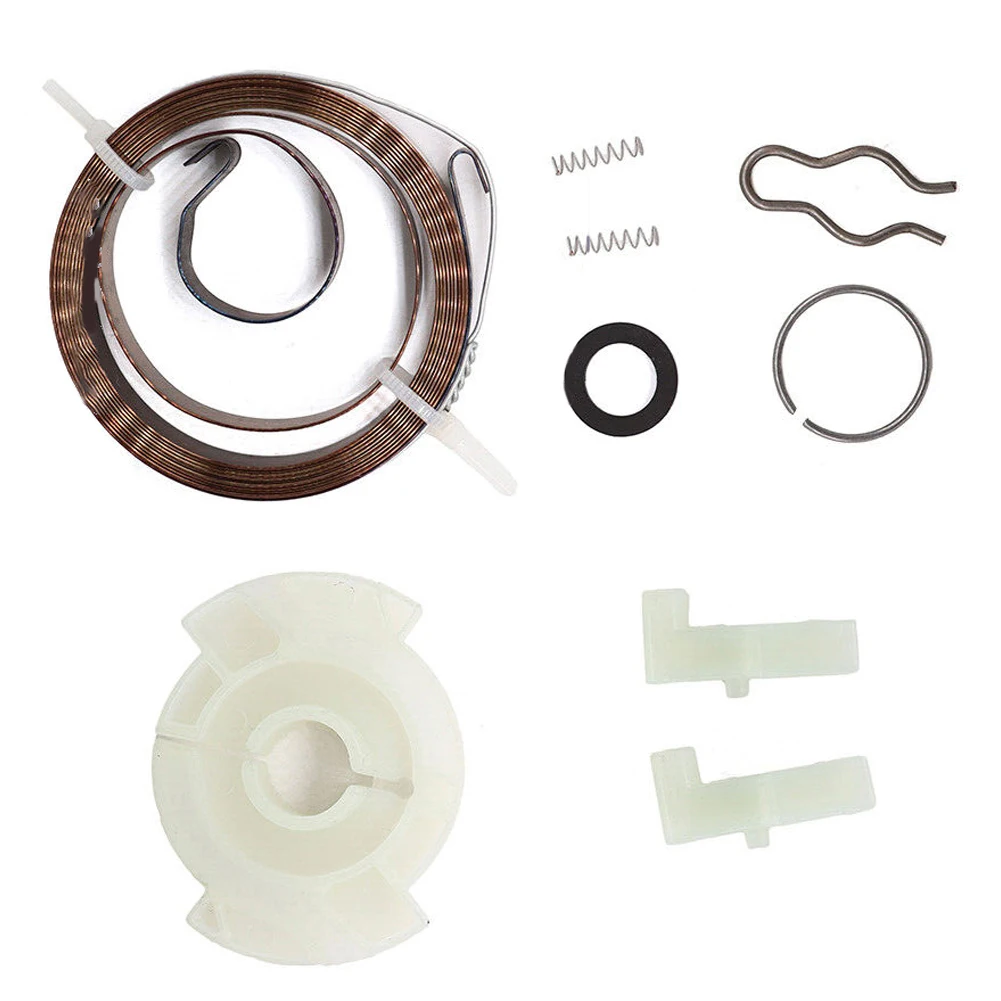 

Recoil Starter Repair Kit For Rewind Recoil Starter Spring For 450E 575E Engine 125cc 140520-54-17696 Garden Power Tools
