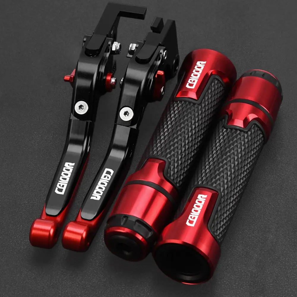 

Motorcycle Aluminum Adjustable 2008-2017 2016 2015 2014 Brake Clutch Levers Handlebar Hand Grips Ends FOR HONDA CB1000R CB 1000R