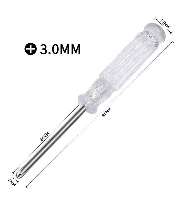 

Мини отвертка atooltour 3 мм прозрачная