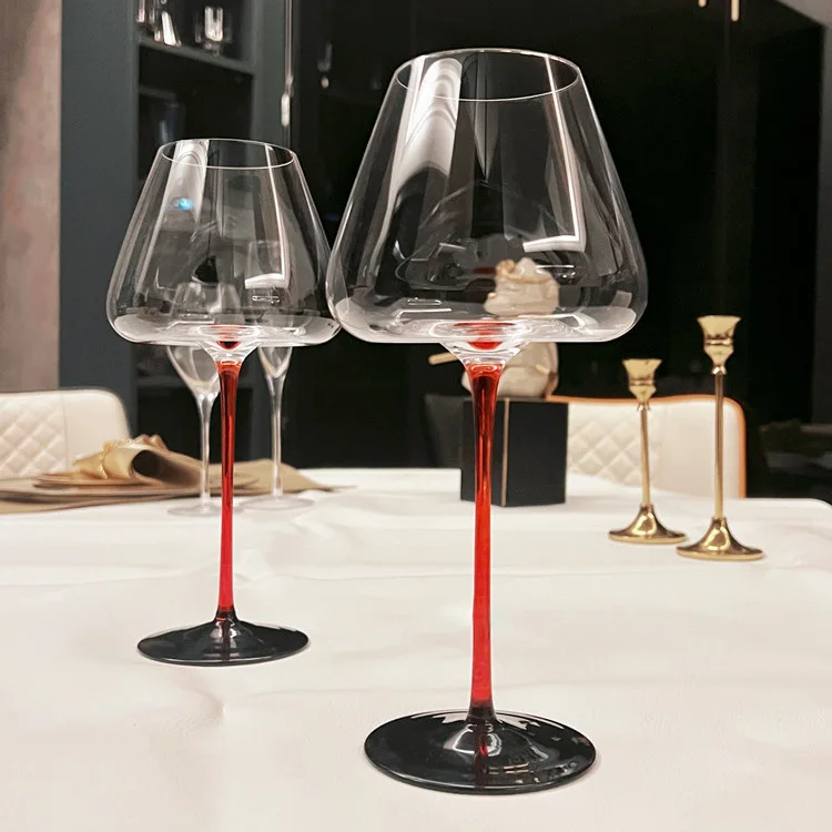 

Light Luxury Wine Glass Burgundy Bordeaux Handmade Crystal Red Wine Glass