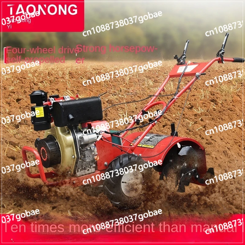 Электрический стартер Xl дизельный мини-культиватор полноприводный самоходный