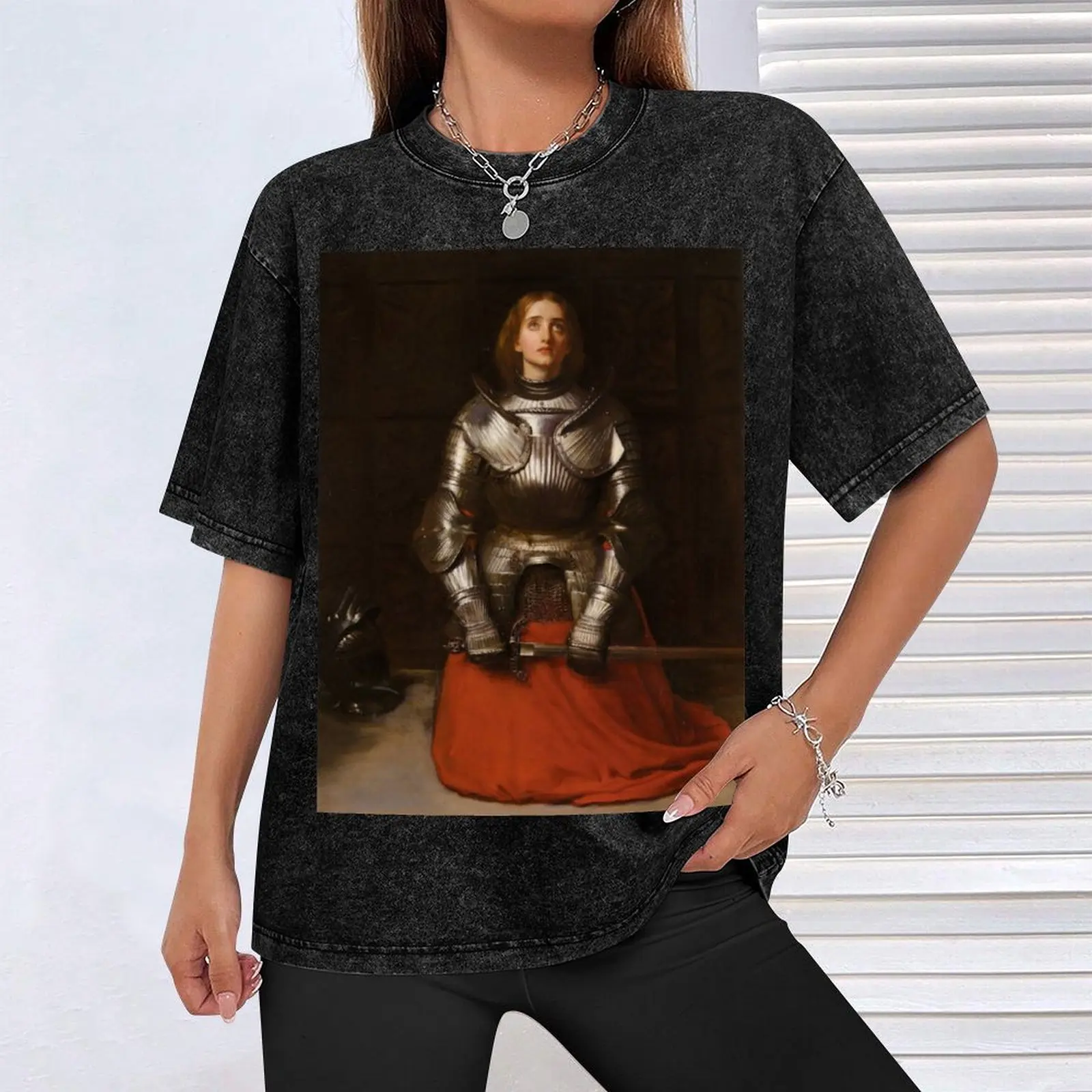 Мужская хлопковая футболка Joan of Arc - John Everett Millais 1865