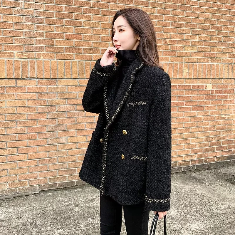 

Plaid Nylon Women Trench Winter Jacket 2022 New Autumn Fashion Loose Coats Large Size Long Sleeve Korean Female Snowsuit