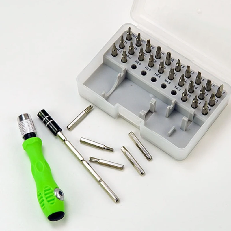

32 in 1 Mini Magnetic Screwdriver Set Portable Household Screwdriver