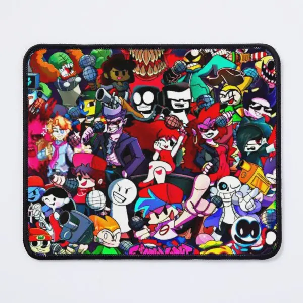 

Friday Night Funkin Characters Fnf Game Mouse Pad Desk PC Mat Mens Computer Anime Printing Table Carpet Keyboard Gaming