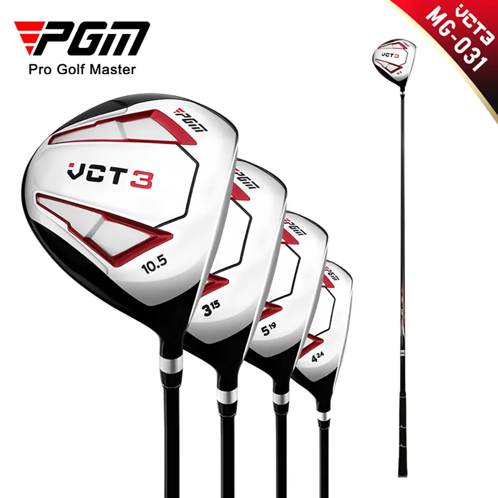 Clubs Men Right Hand Aluminum Alloy Head Drivers Fairways Hybrids Wood Pole 1/3/5/u4 Carbon Shaft New
