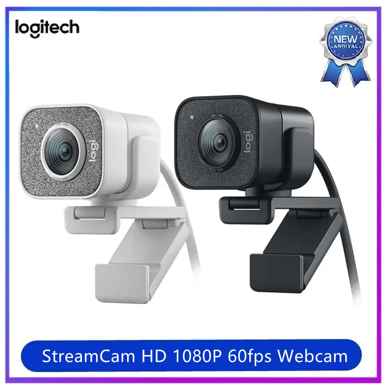 

Promotion!!! Logitech StreamCam Webcam Full HD 1080P 60fps Streaming Web Camera Buillt In Microphone Computer Desktop Home