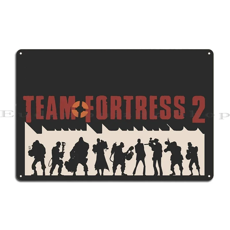 Металлическая табличка Team Fortress 2 Demoman TF2 Kingsmann