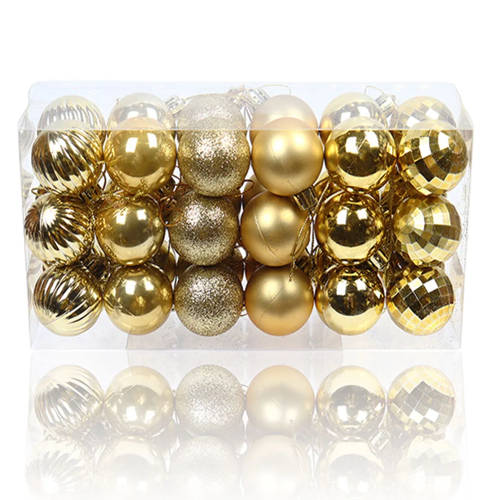 

Assorted Color Christmas Balls Christmas Tree Ornaments Balls xmas decorations Hanging Tree Pendants New Year 2022 Gift Noel