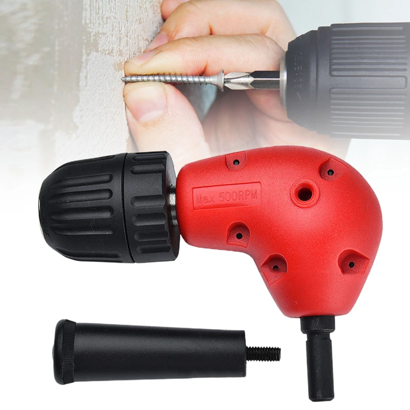 

1Pc 90 Degree Angled Drill Chuck Bend Extension right angle drill attachment High Quality Angle Chuck Drill Adapter