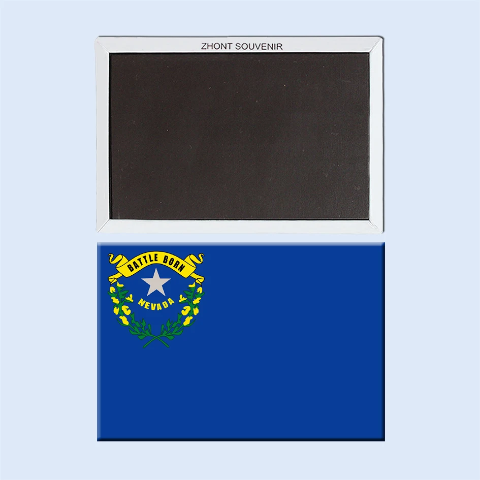 

Фонарь, флаг _ Невада, серебряный магнит 008