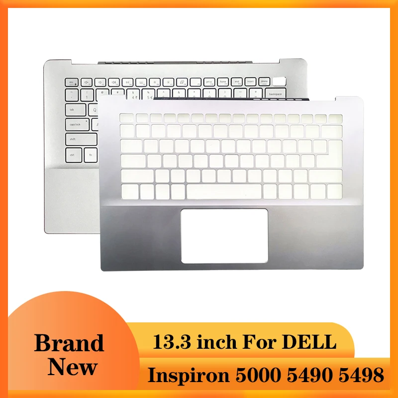 

NEW Laptop Case For DELL Inspiron 5000 5490 5498 Notebook Computer Case Palmrest Upper Case With Keyboard touchpad Silver 0X6YXC