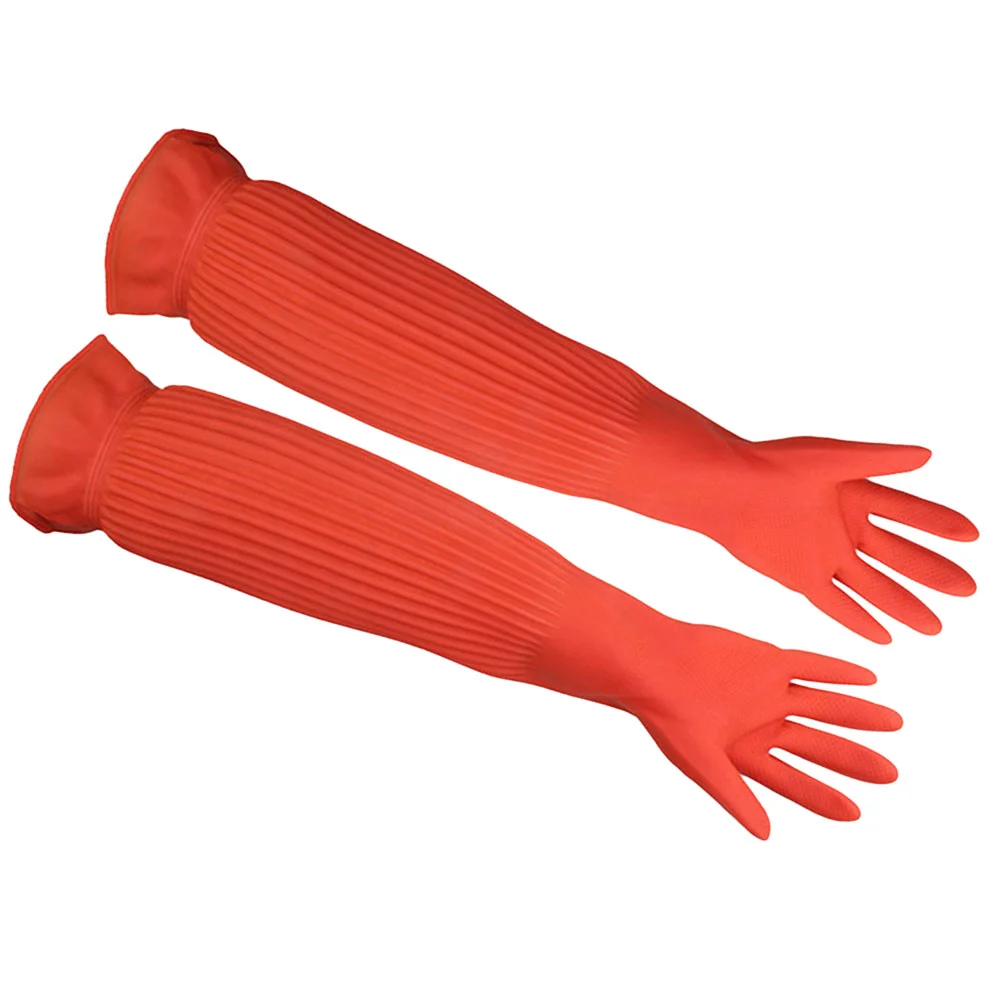 

1 Pair Latex Rubber Cleaning Washing Reusable Household Dishwashing
