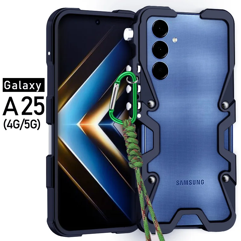 Роскошный металлический новый чехол Zimon Metal New Thor Heavy Duty Armor Aluminum для телефона Samsung