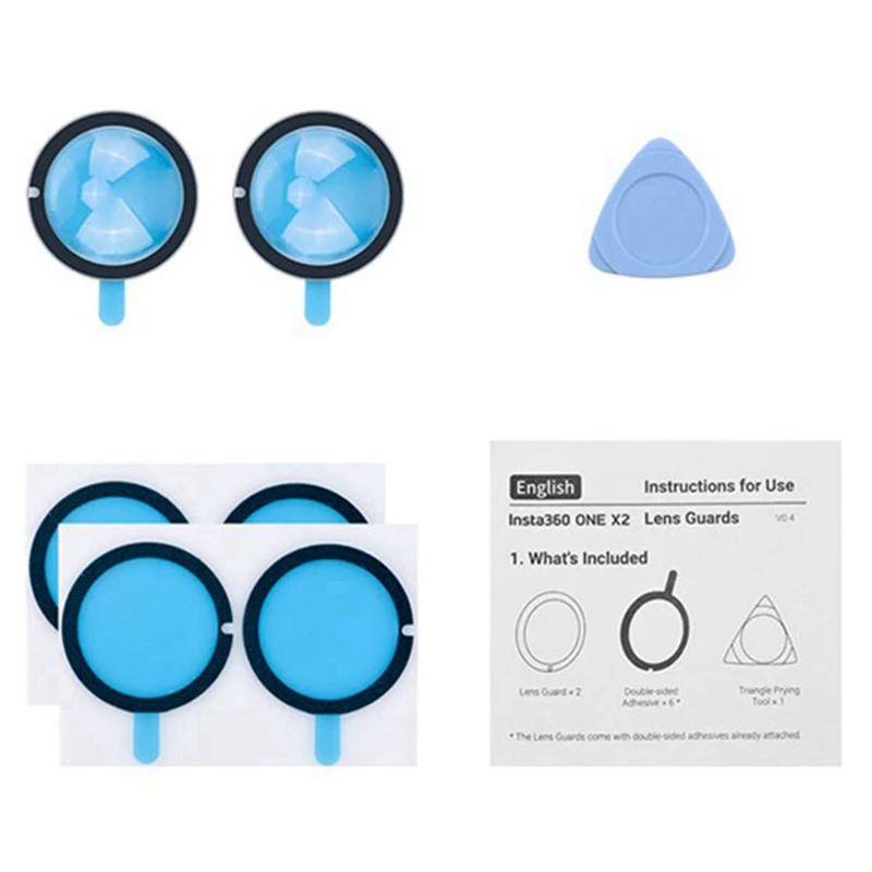 

For Insta360 ONE X2 Lens Guards Cap Body Cover Lens Protector Accessories For Insta 360 One X2 Action Camera Accessory