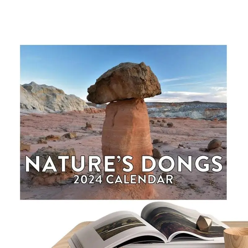 

Календарь на пенис Nature's 2024, забавные календари 2024, настенный календарь, подвесной Семейный календарь, путешествие по природе
