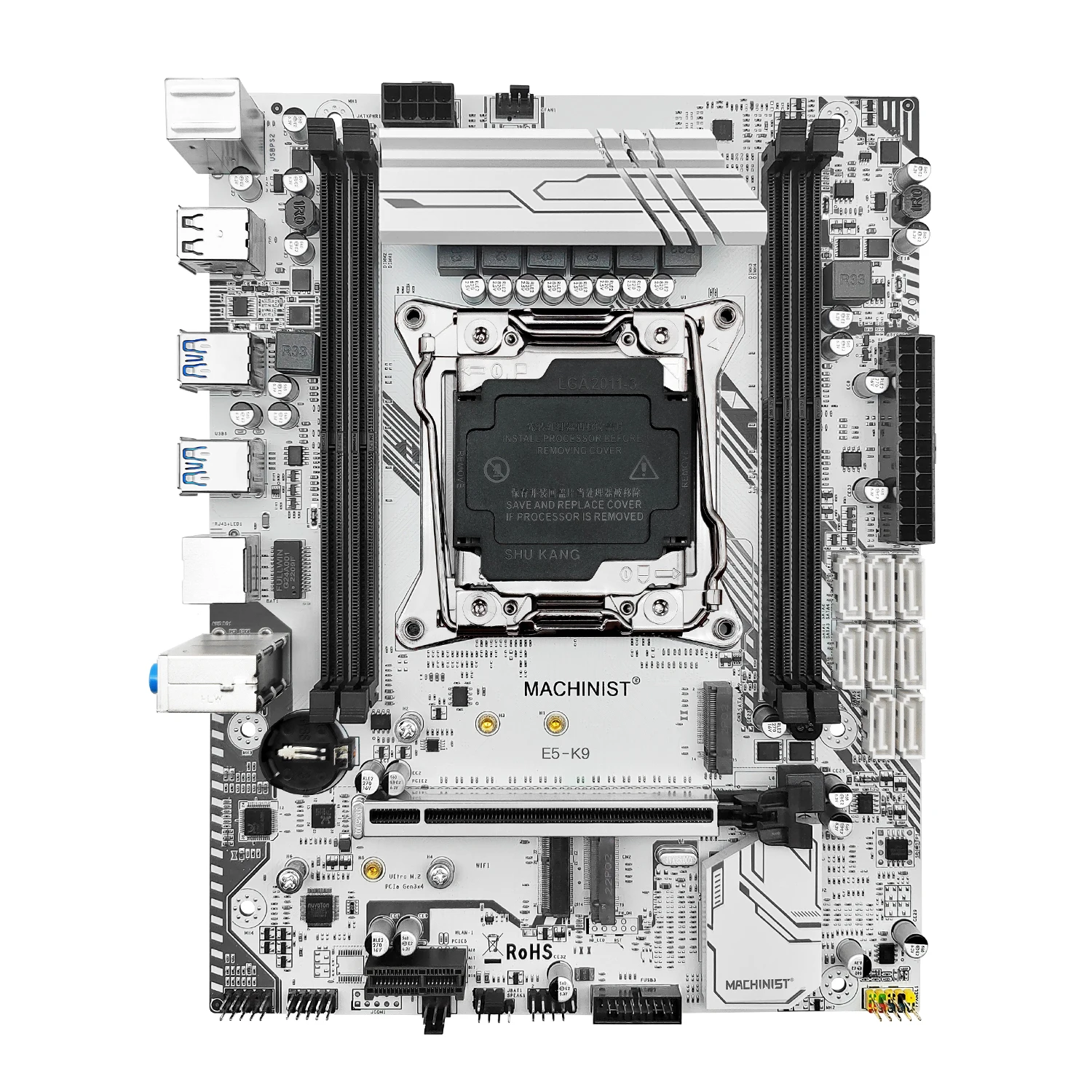Комплект материнской платы Machinist X99 LGA 2011-3 с процессором Xeon E5 2666 V3 и DDR4 2 шт. * 16 Гб RAM -
