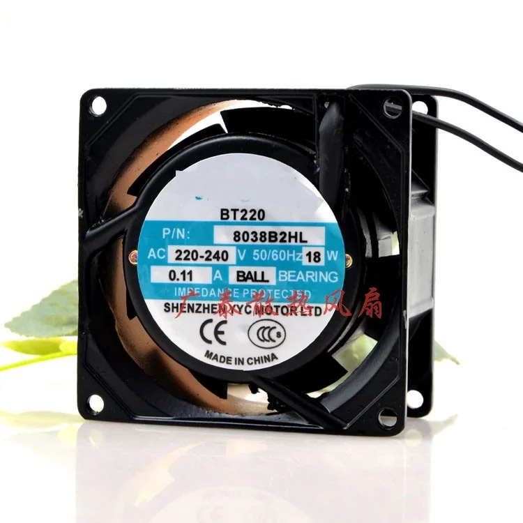 

New original 8038B2HL 220V 0.11A 18W 8CM fan