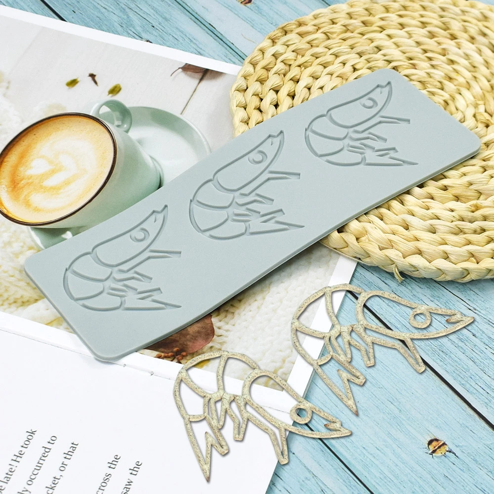 

Инструменты для выпечки Pasteleria, Украшение Тортов, форма для помадки, силиконовый коврик, кружевной коврик, Искусственные Креветки