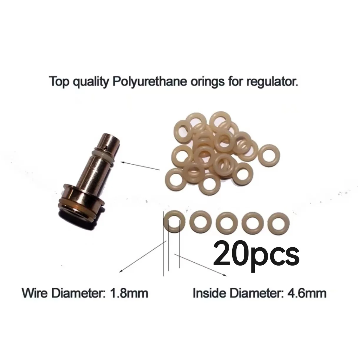

Полиуретановые уплотнительные кольца для регулятора HPA 20/50 шт.